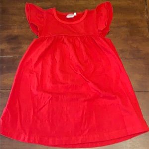 Size 3 Red ruffle sleeve tunic